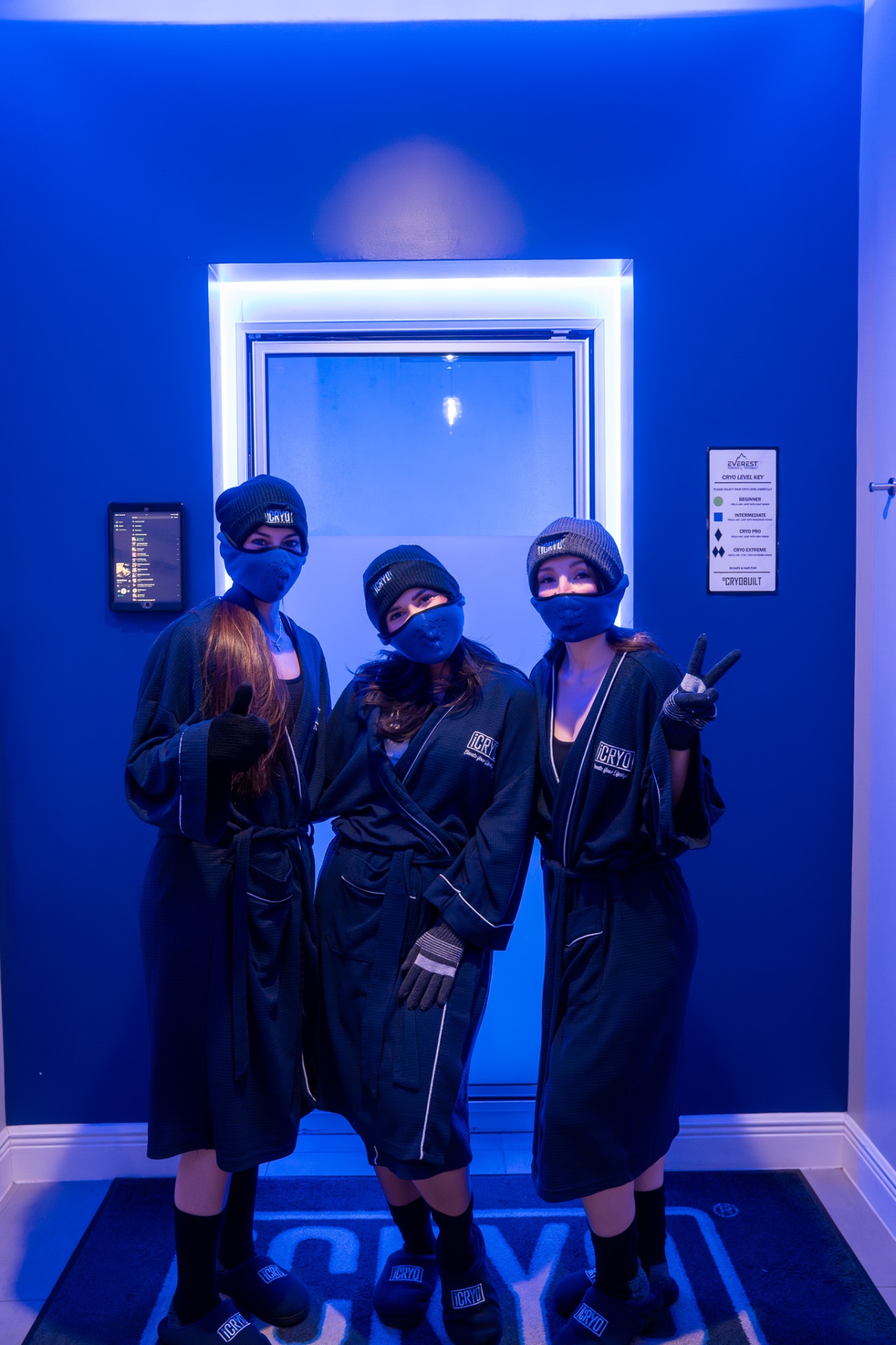 iCRYO Okatie-Bluffton guest stepping out of the cryo chamber